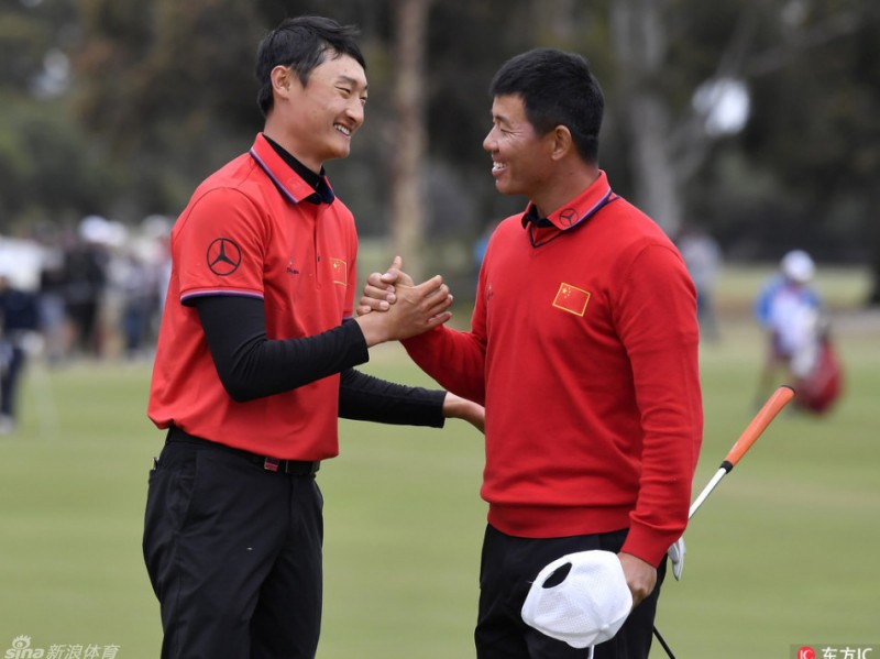 中国双雄闪耀墨尔本 高尔夫世界杯创历史佳绩