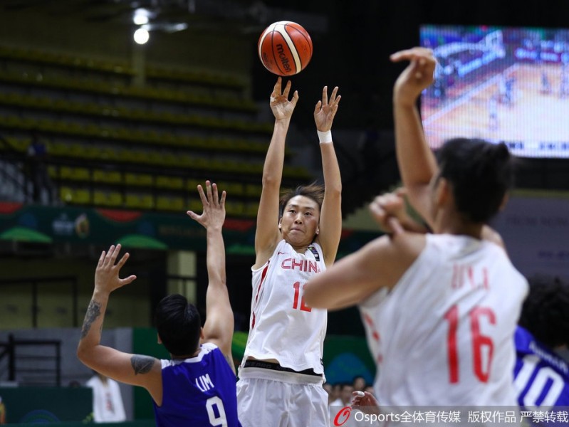 女篮亚洲杯狂胜菲律宾七十四分 铿锵玫瑰昂首挺进四强