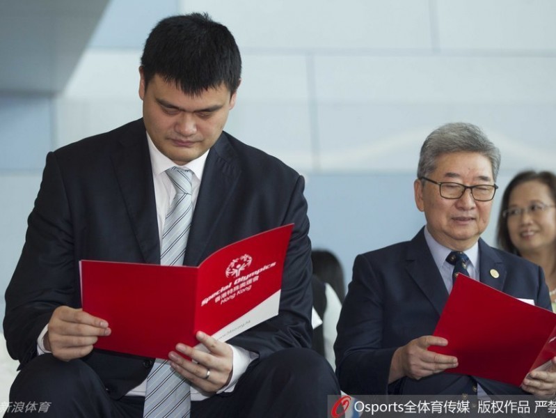 巨人身影点亮关爱之光姚明香港助阵特奥四十载